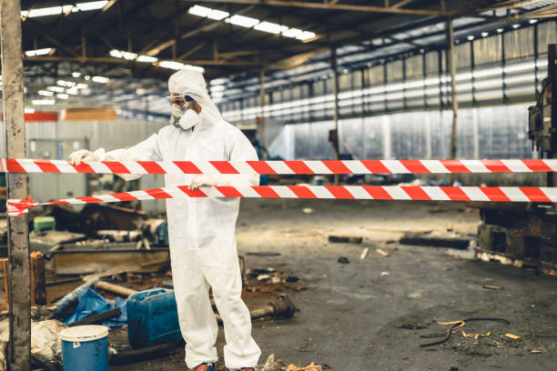 Professional Odor Removal technician working in Madison, FL